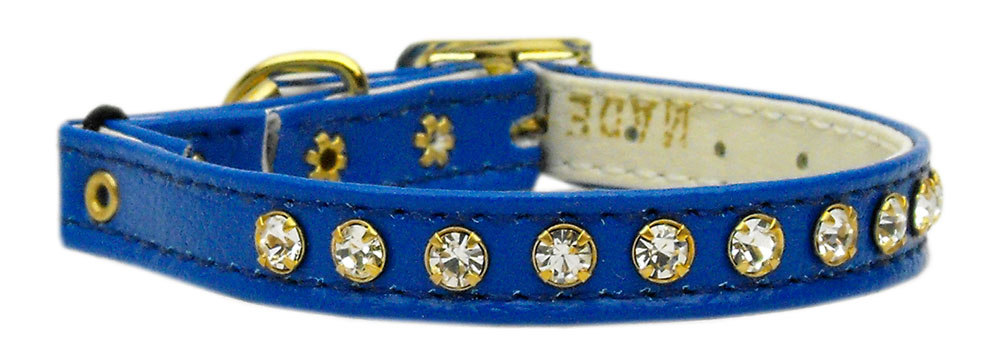 Crystal Cat Safety w/ Band Collar Blue 10
